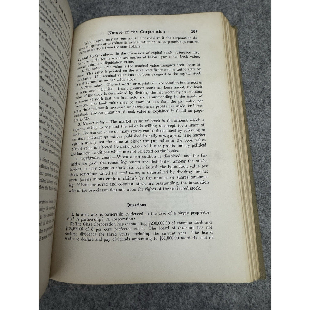 Accounting Elementary Theory Practice Owens Kennedy 1950 3rd Ed HC