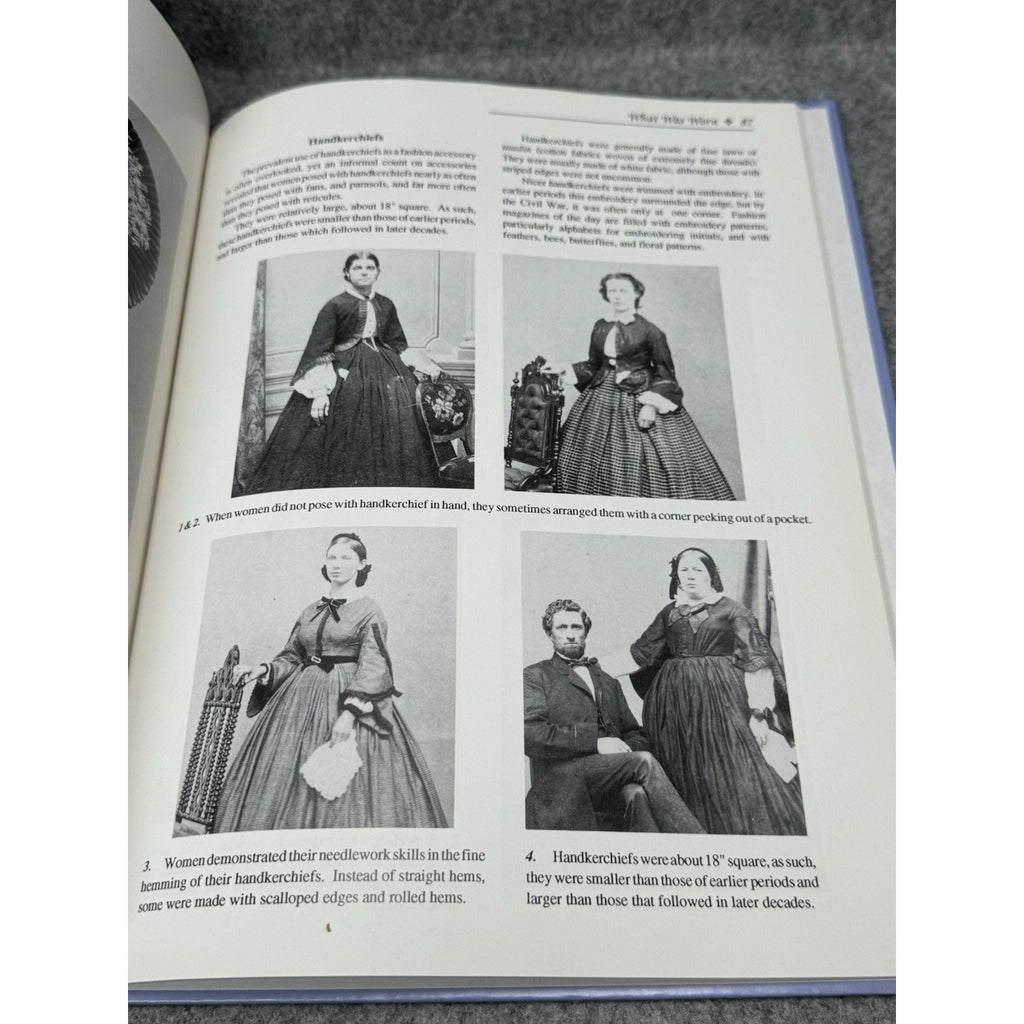 Who Wore What? 1995 Juanita Leisch Civil War Women’s Fashion 1861-1865 HC