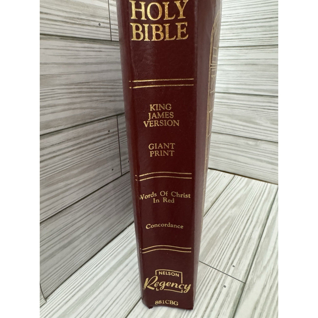 Holy Bible KJV Giant Print Nelson Regency 881CBG Red Letter Concordance Flexi