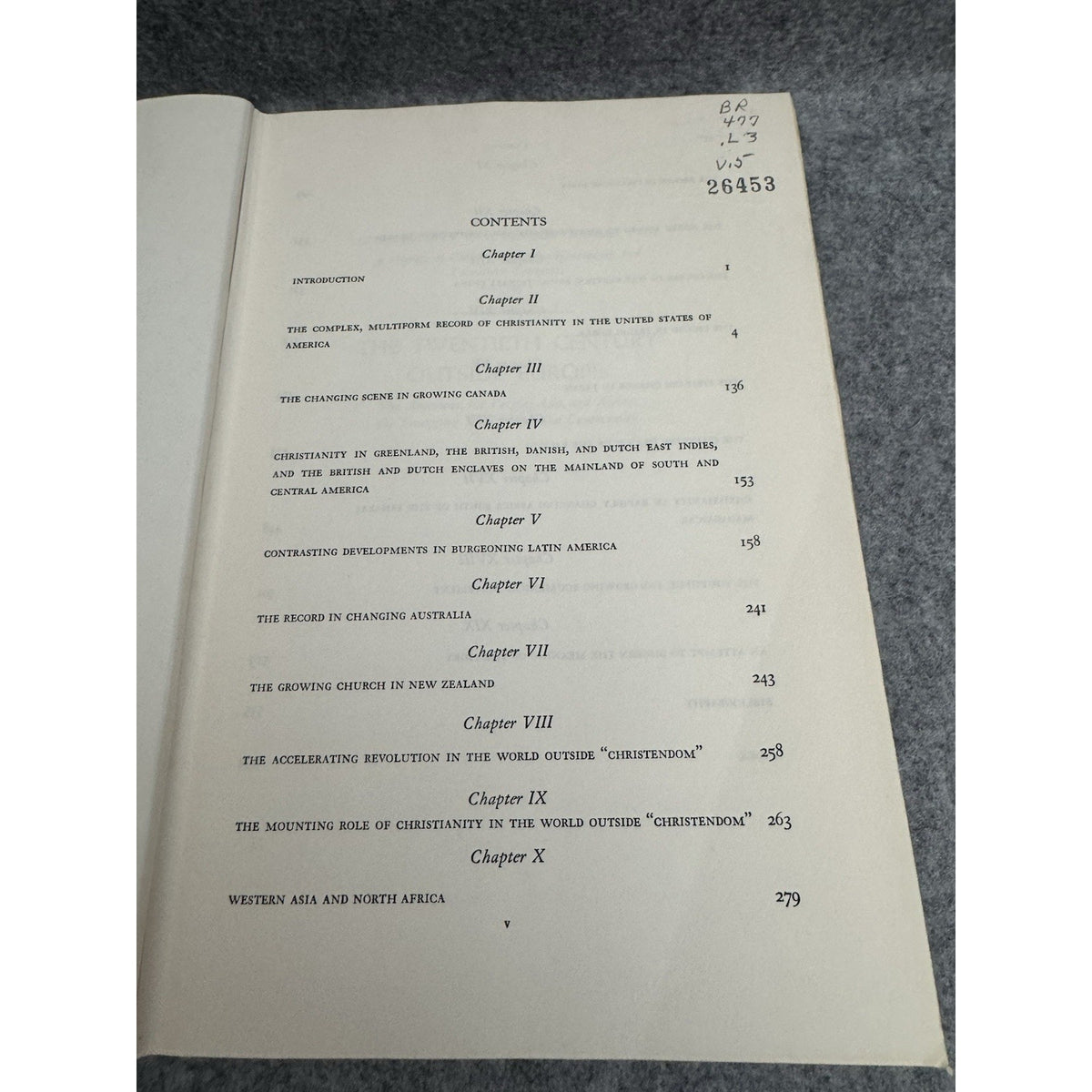 Christianity in a Revolutionary Age Vol V 1st Ed 1962 Hardcover