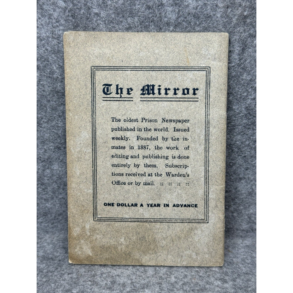 1915 Minnesota State Prison Handbook Stillwater Convict Labor Foldout Maps