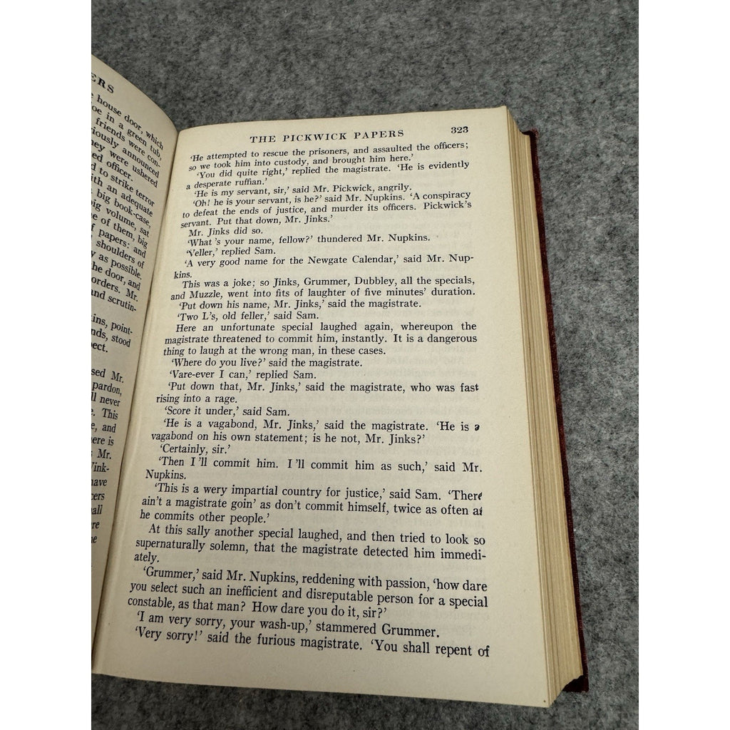Charles Dickens The Pickwick Papers Vol VI HC Illustrated Cleartype Edition