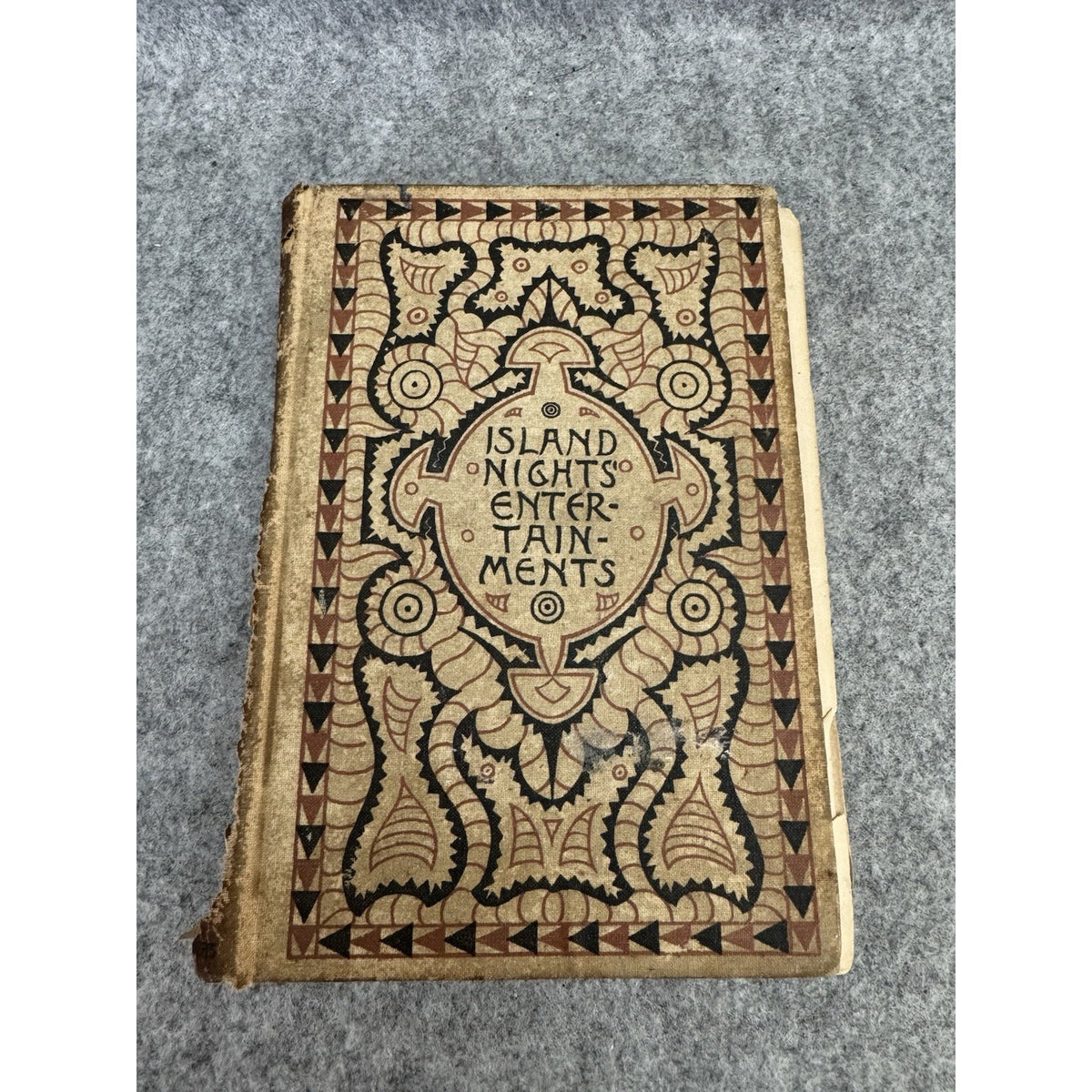 1893 Island Nights’ Entertainments Robert Louis Stevenson HC Antique