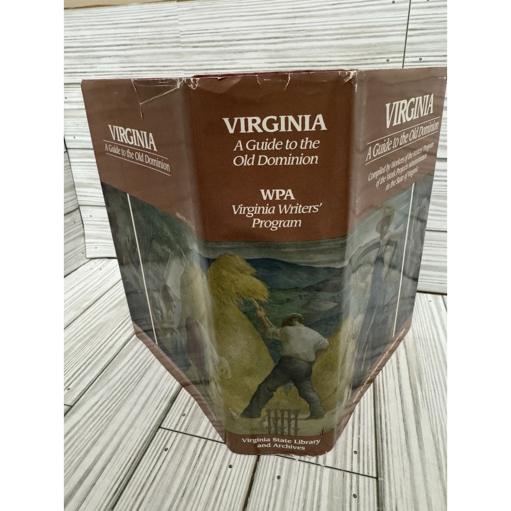 Virginia A Guide To The Old Dominion 1992 HC WPA Writers Program Travel Guide