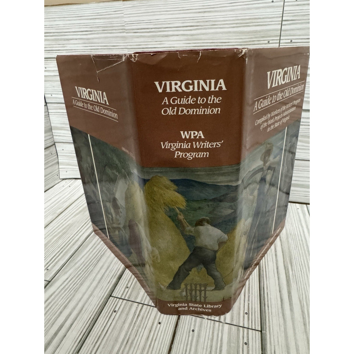Virginia A Guide To The Old Dominion 1992 HC WPA Writers Program Travel Guide