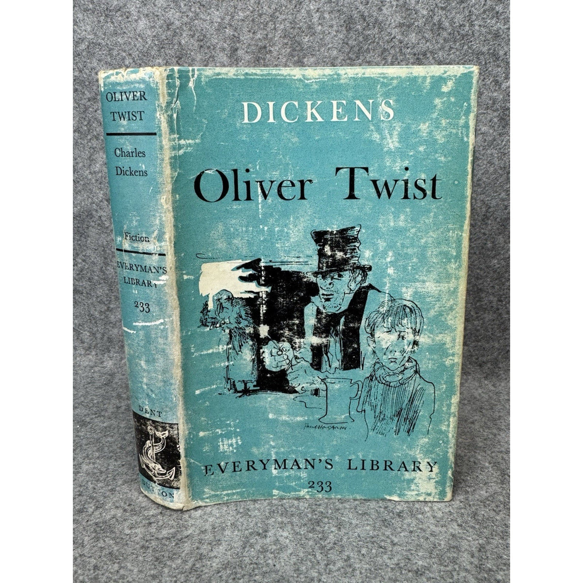 1963 Oliver Twist Charles Dickens Everyman’s Library Hardcover DJ Chesterton