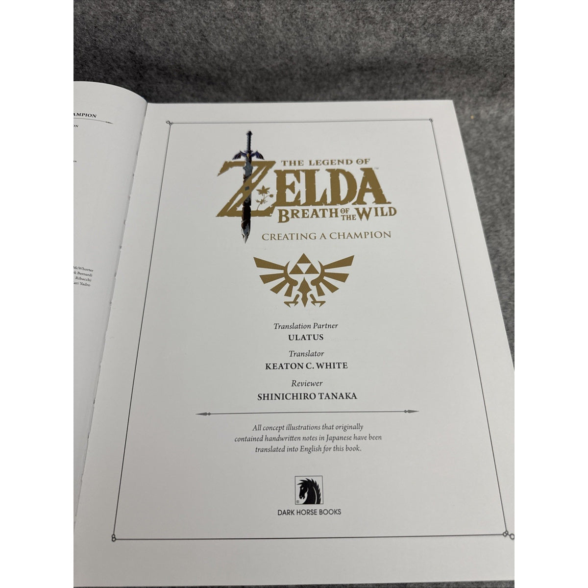 Legend of Zelda: Breath of the Wild-Creating a Champion Hero's Edition BOOK ONLY