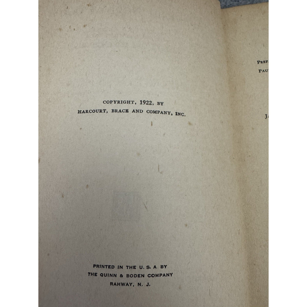 1922 The Book of American Negro Poetry James Weldon Johnson 1st Edition HC