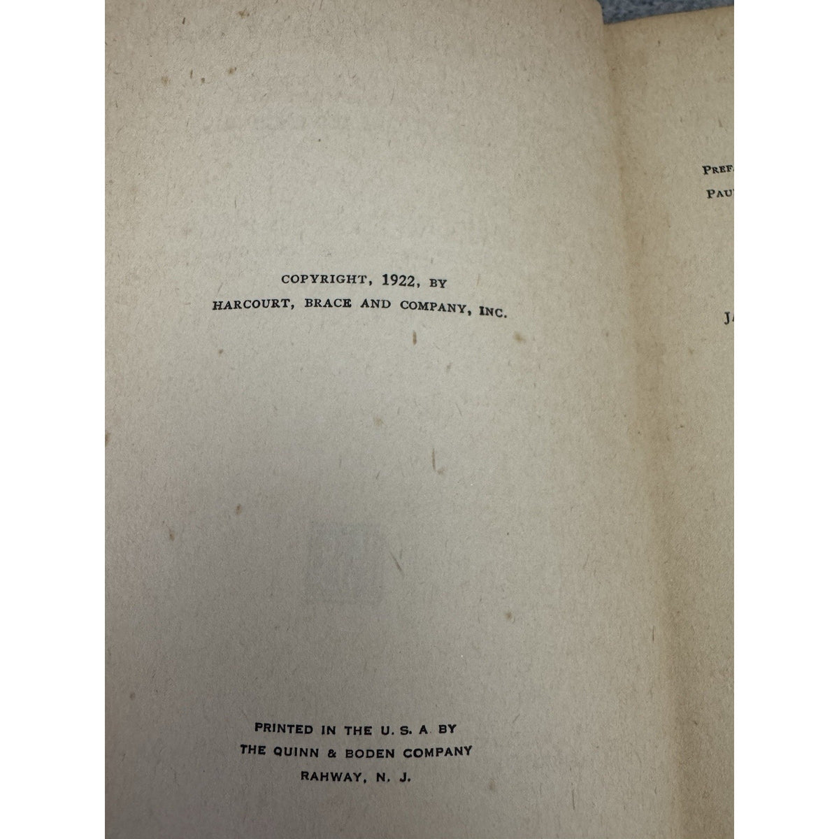 1922 The Book of American Negro Poetry James Weldon Johnson 1st Edition HC