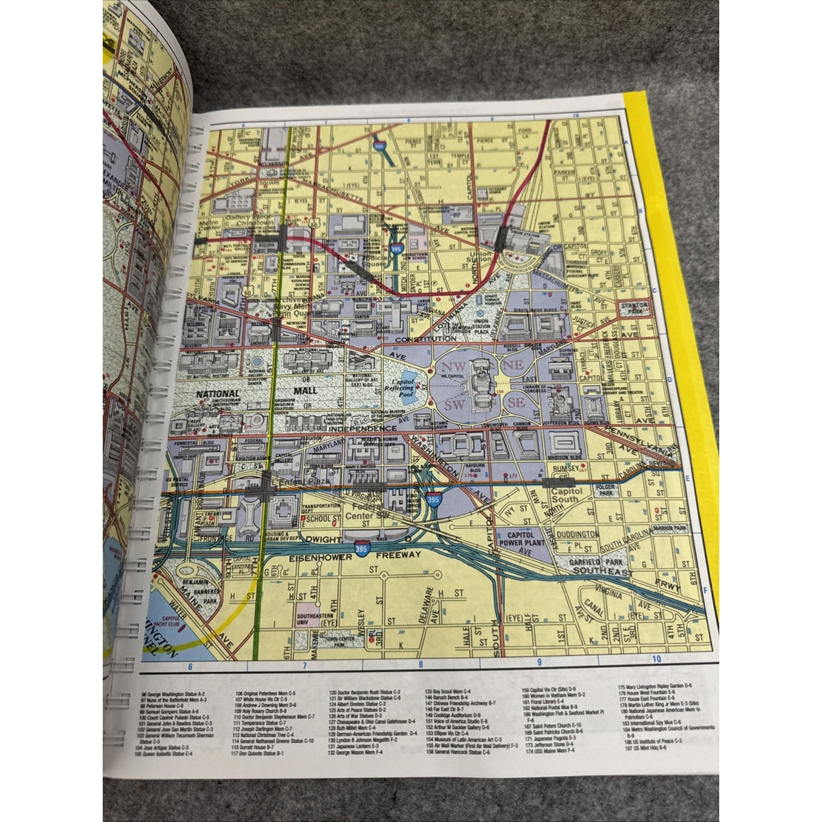Washington, DC Street Map Book by the Map People Staff ADC (2005, Other)