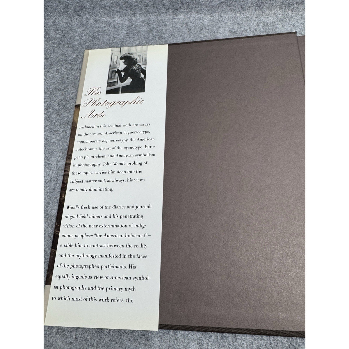 The Photographic Arts John Wood 1997 First Edition Hardcover DJ Photo History