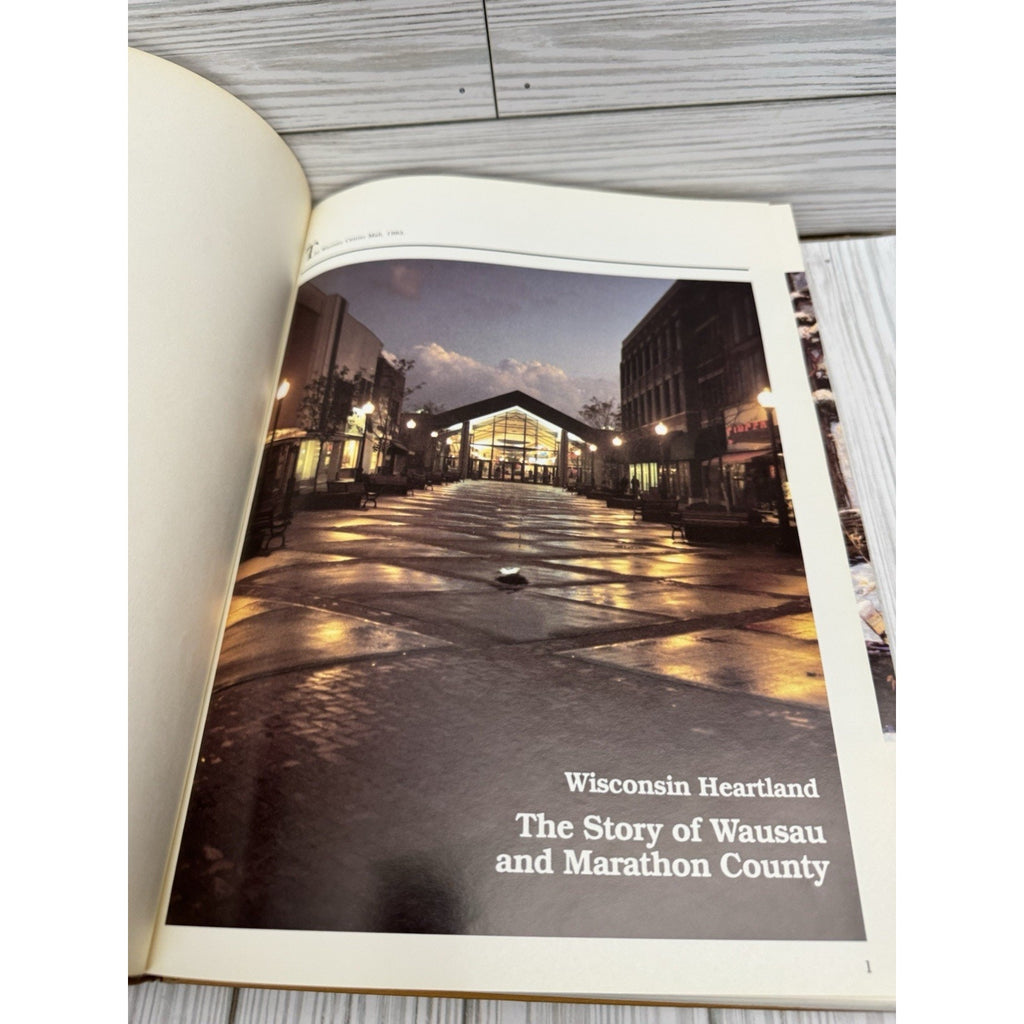 Wisconsin Heartland Story of Wausau Marathon County Kronenwetter HC 1984