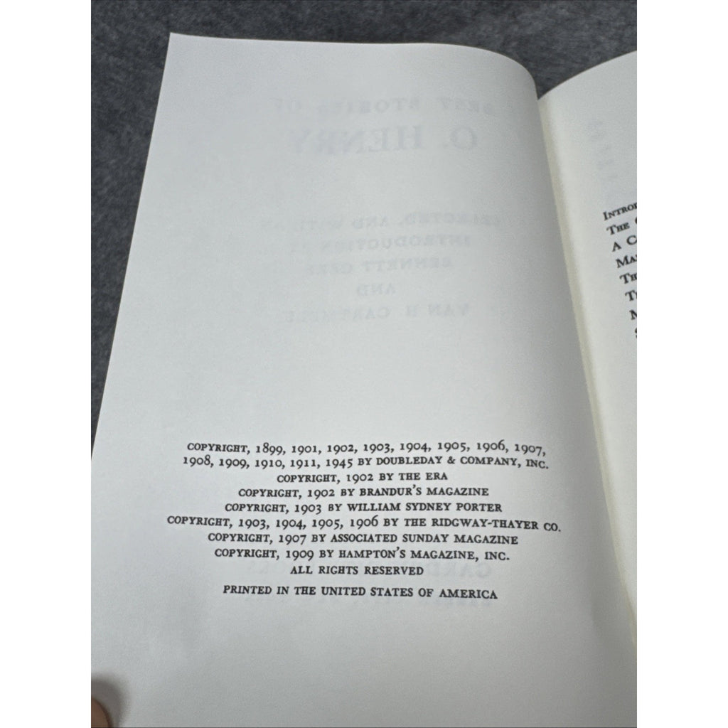 Best Stories of O Henry : Gift of the Magi, the Ransom of Red Chief, Mammon and