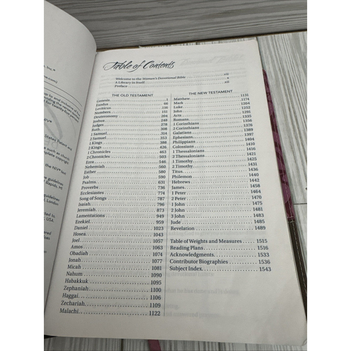 NIV, Women's Devotional Bible, Large - Imitation Leather, by Zondervan - Good