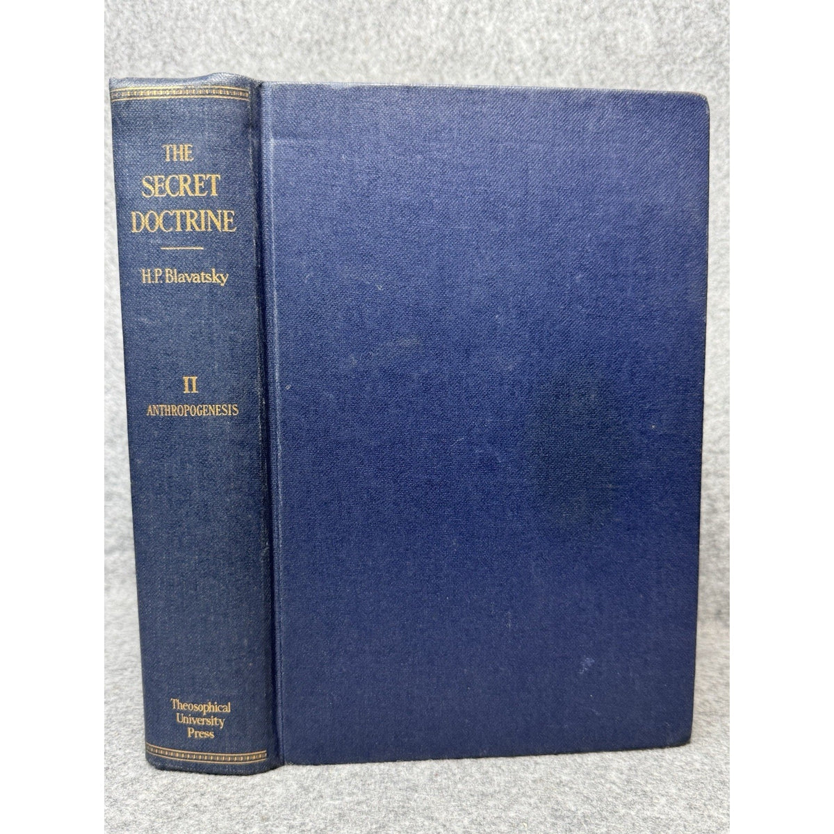 Secret Doctrine Blavatsky Vol II Anthropogenesis Theosophy Occult Atlantis 1963