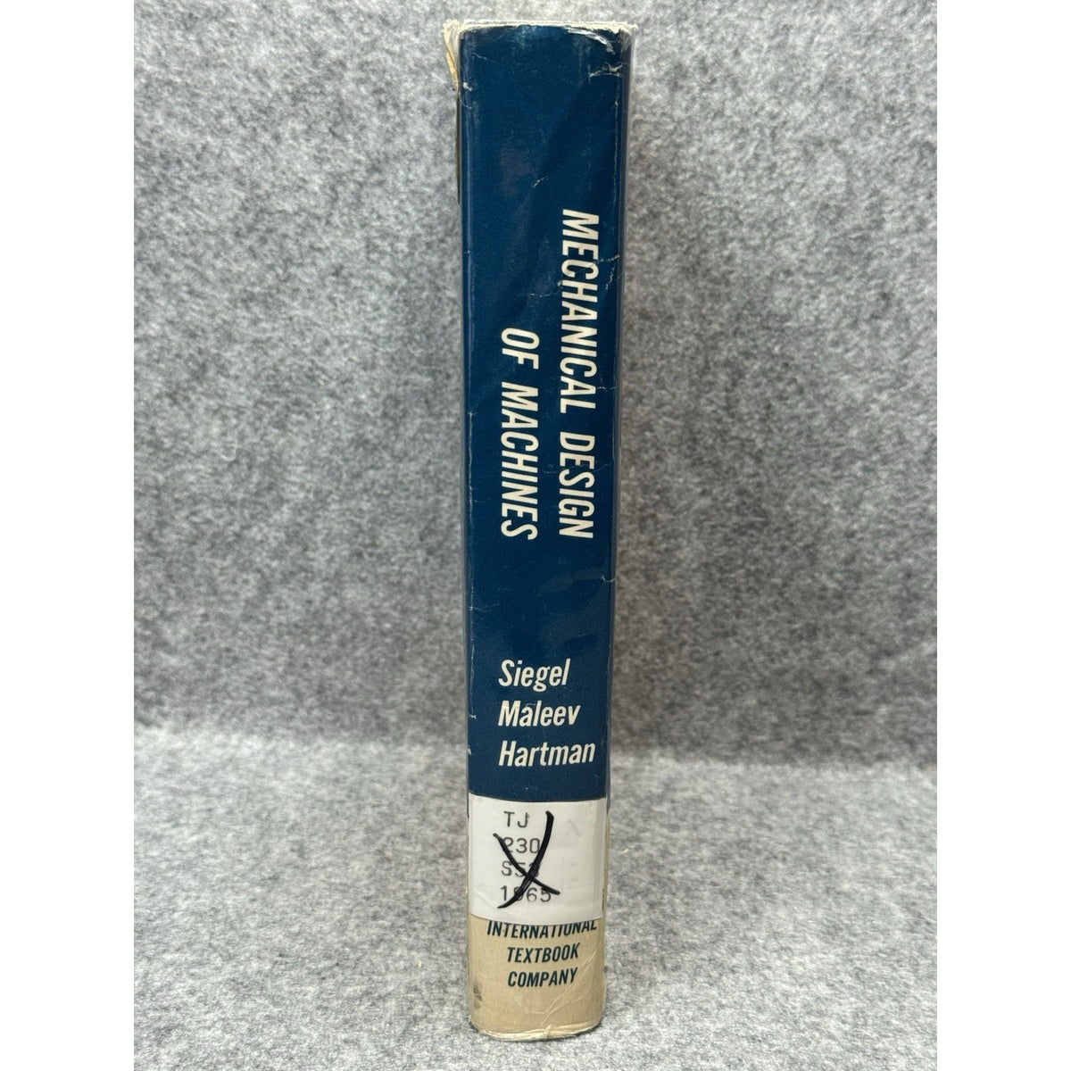Mechanical Design of Machines 4th Ed 1968 Siegel Maleev Hartman HC DJ