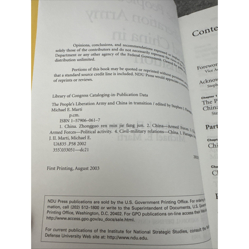 The PLA and Chinese Society in - Paperback, by Marti Michael E.