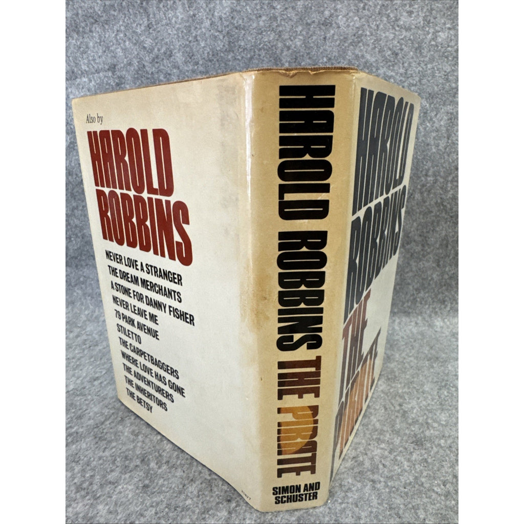 THE PIRATE by Harold Robbins 1974 HC/DJ 1st Edition 1st Printing + Cover