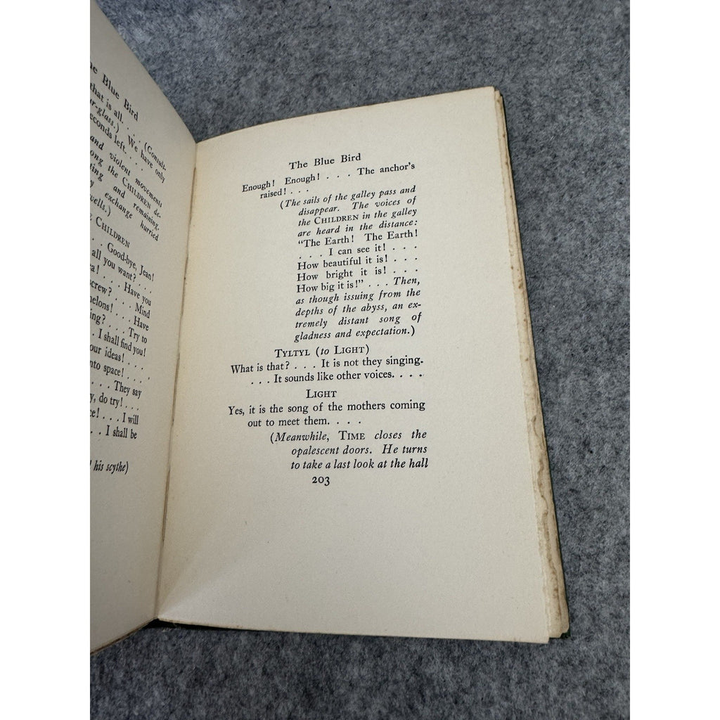 1909 The Blue Bird Maurice Maeterlinck First Edition Hardcover Dodd Mead