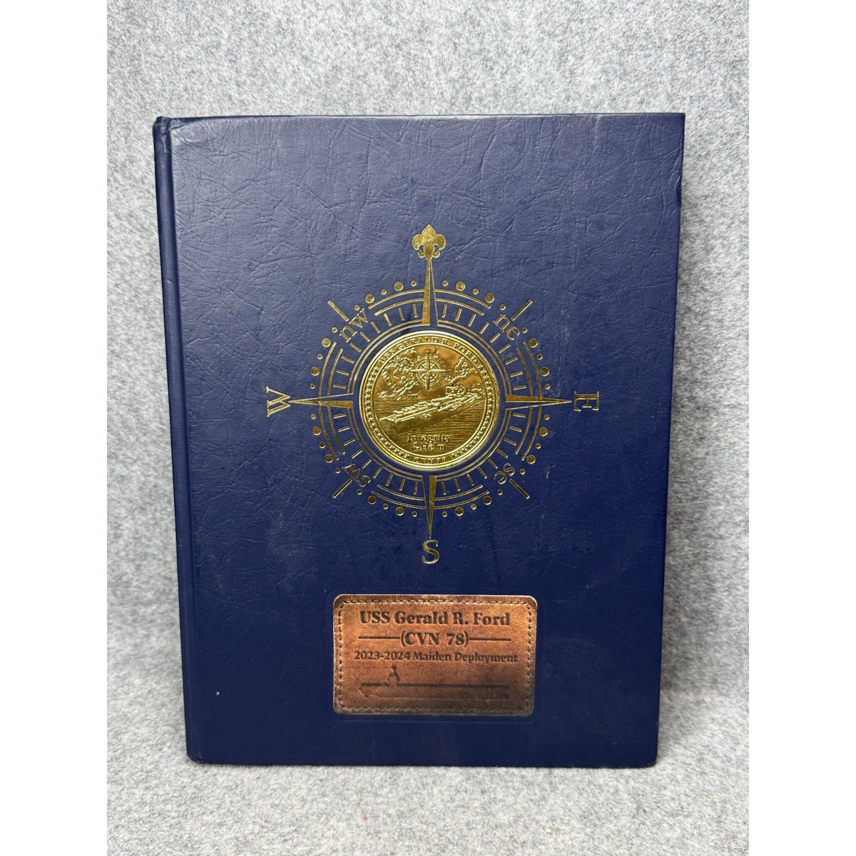 USS Gerald R. Ford CVN 78 2023–2024 Maiden Deployment Cruise Book Navy