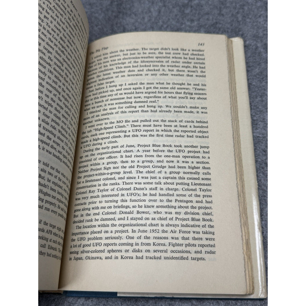 1956 Report on Unidentified Flying Objects Edward J Ruppelt HC w/DJ BCE