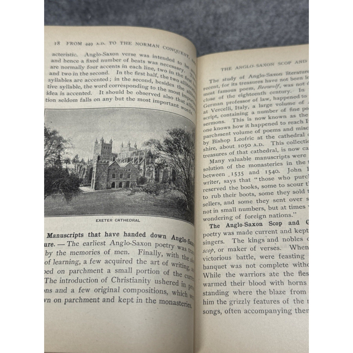 1913 Halleck’s New English Literature Illustrated Shakespeare Poetry Hardcover