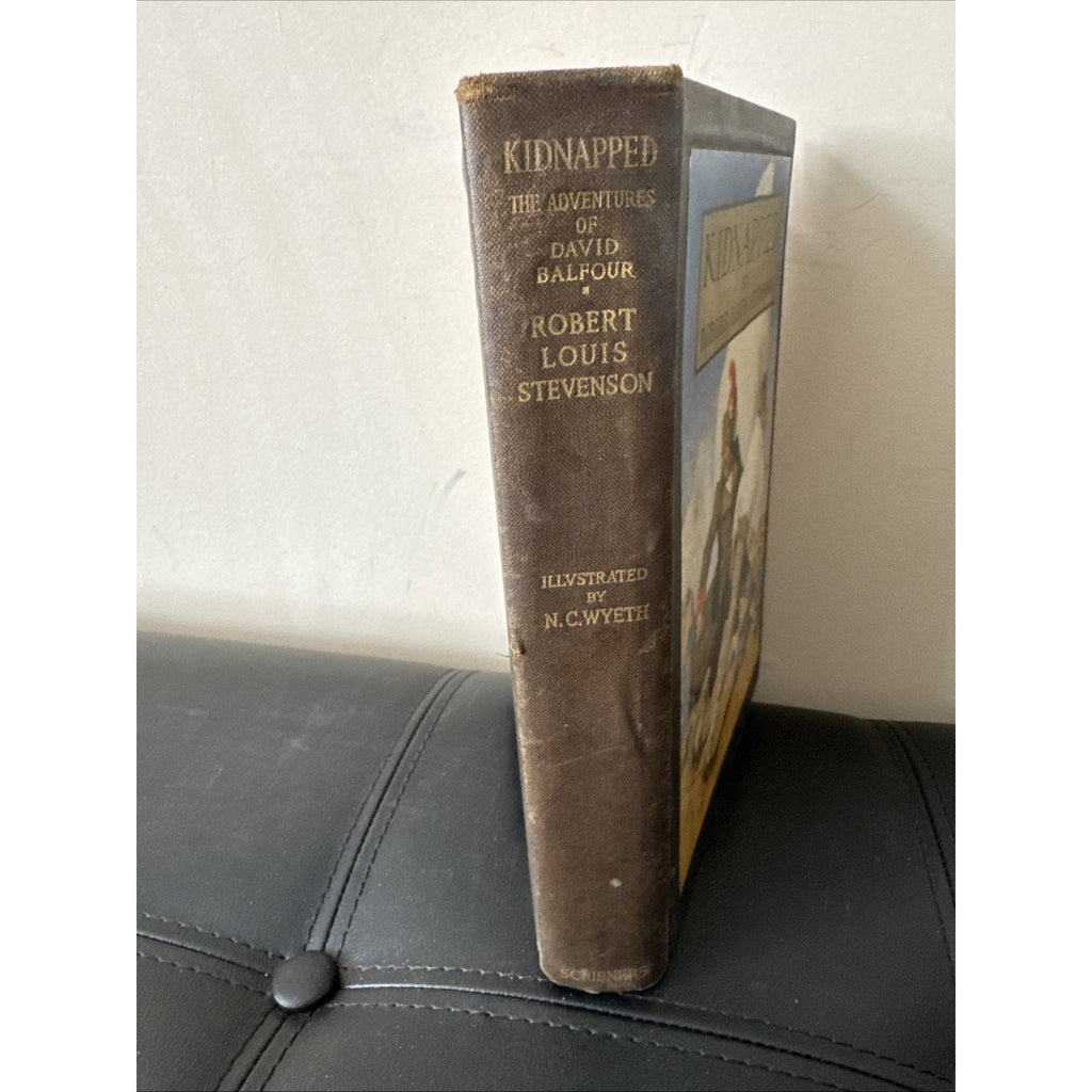 Kidnapped Robert Louis Stevenson HC 1927 Scribners N C Wyeth Illus