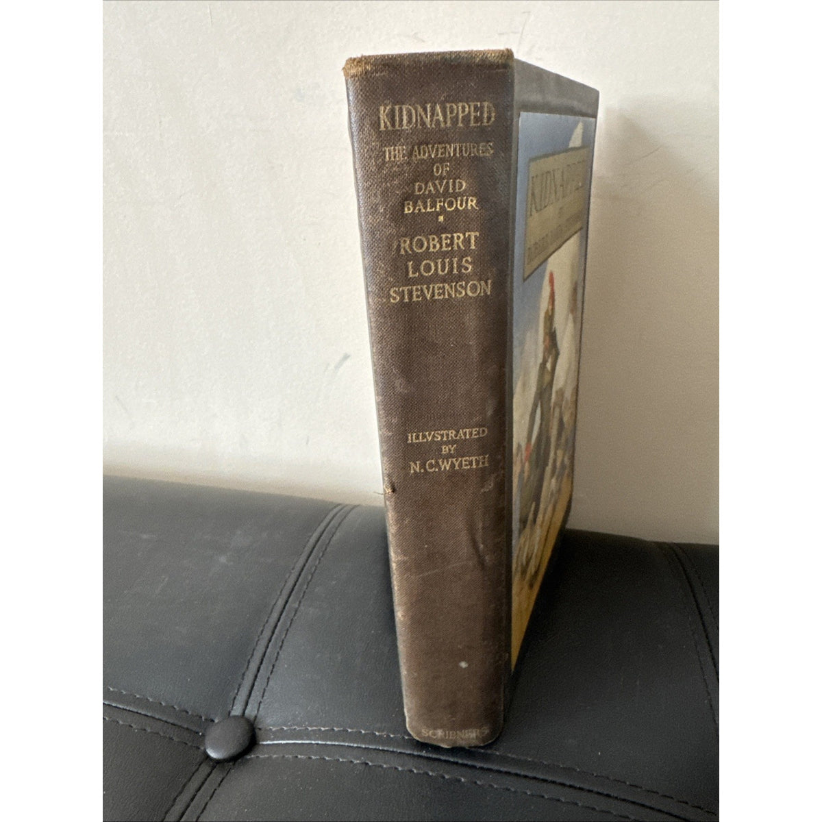 Kidnapped Robert Louis Stevenson HC 1927 Scribners N C Wyeth Illus