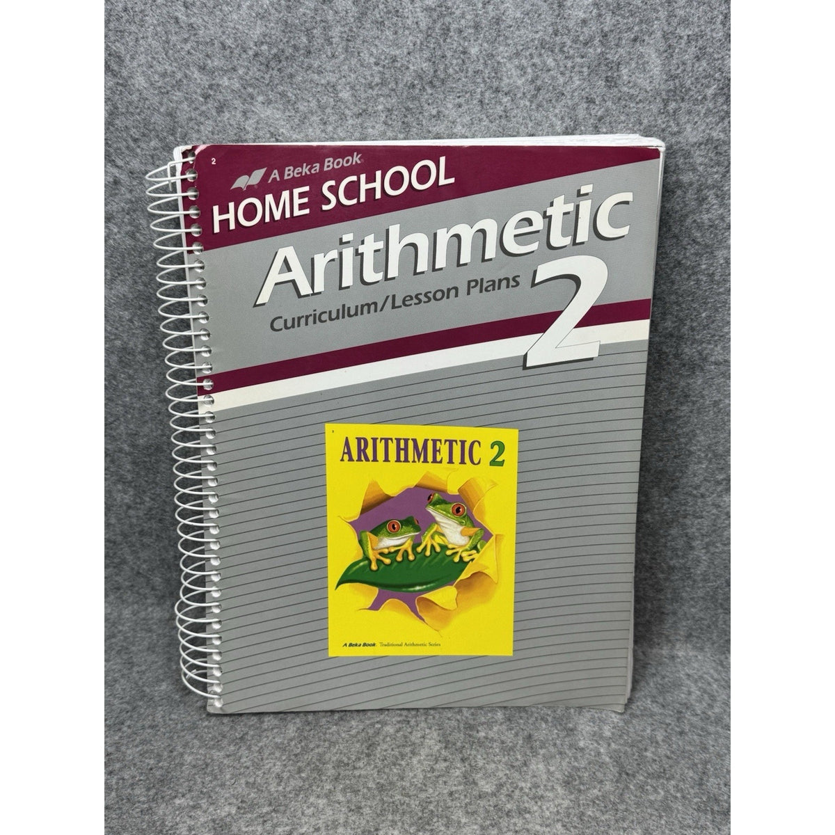 A Beka Arithmetic 2 Home School Curriculum Lesson Plans Grade 2 Spiral Bound
