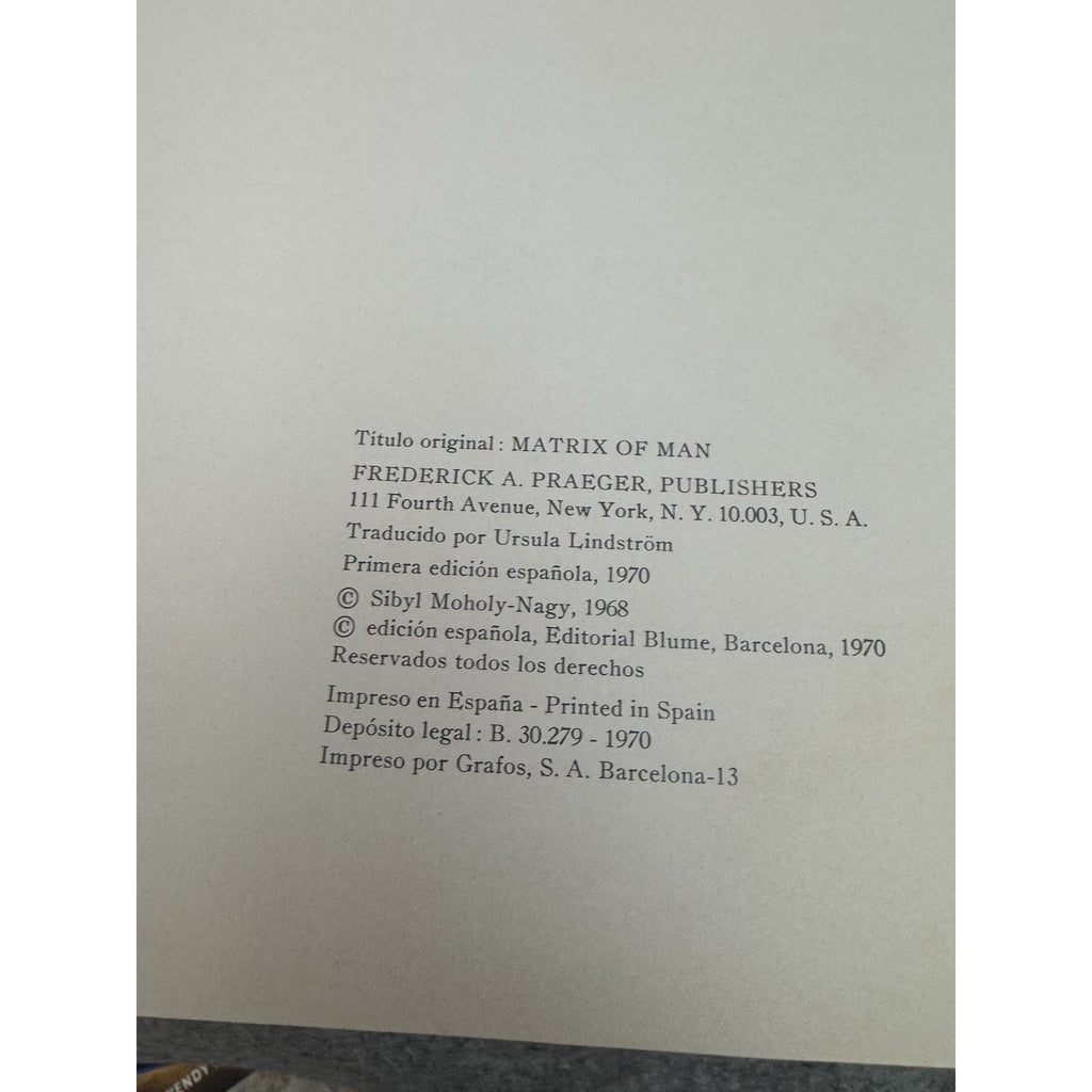 1970 Urbanismo y Sociedad Sibyl Moholy-Nagy HC Historia Ciudad Blume