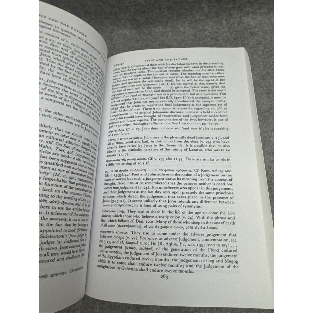 Gospel According to St John, the Paperback by Barrett (2009, Trade Paperback)