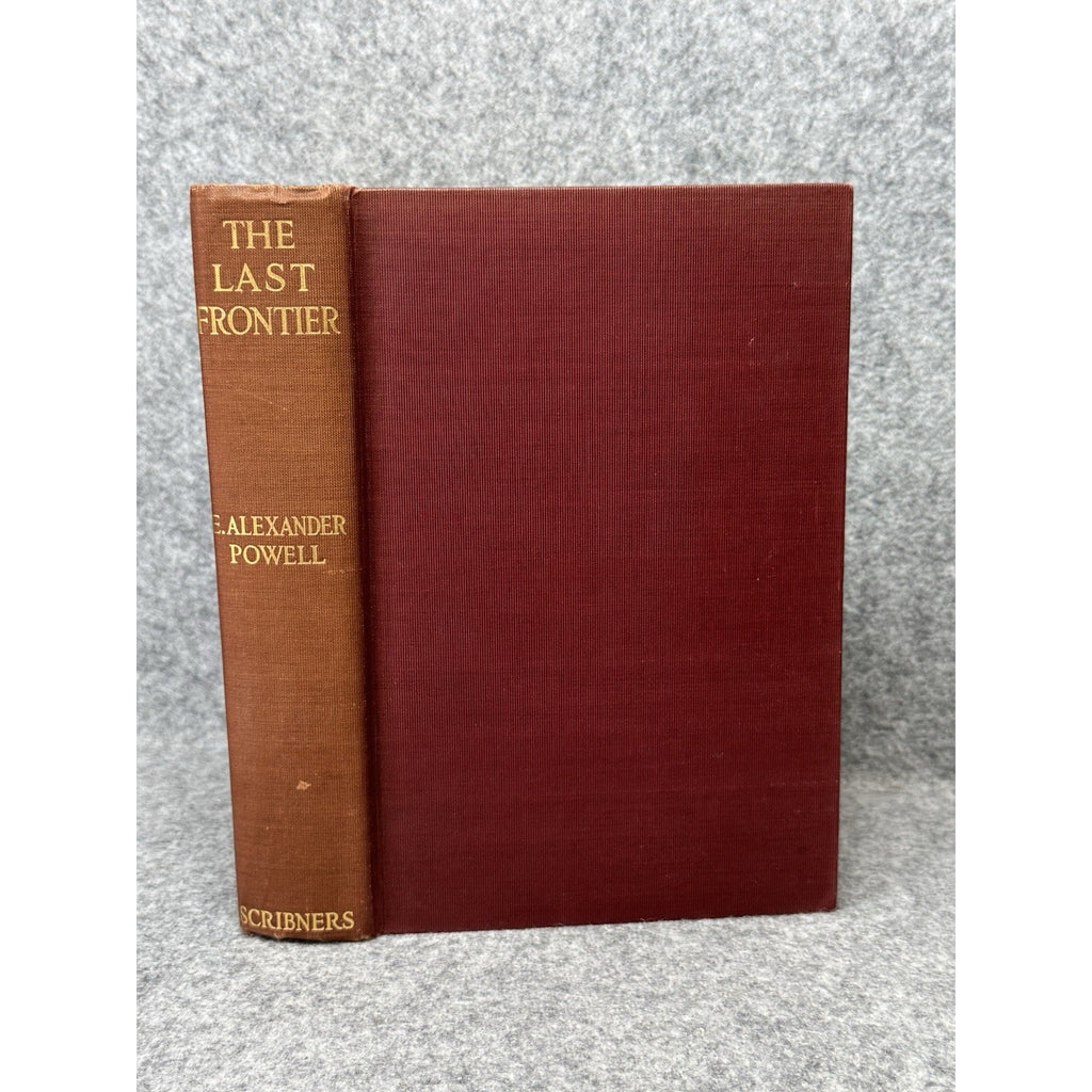 The Last Frontier E Alexander Powell 1914 Africa Colonialism Exploration Map