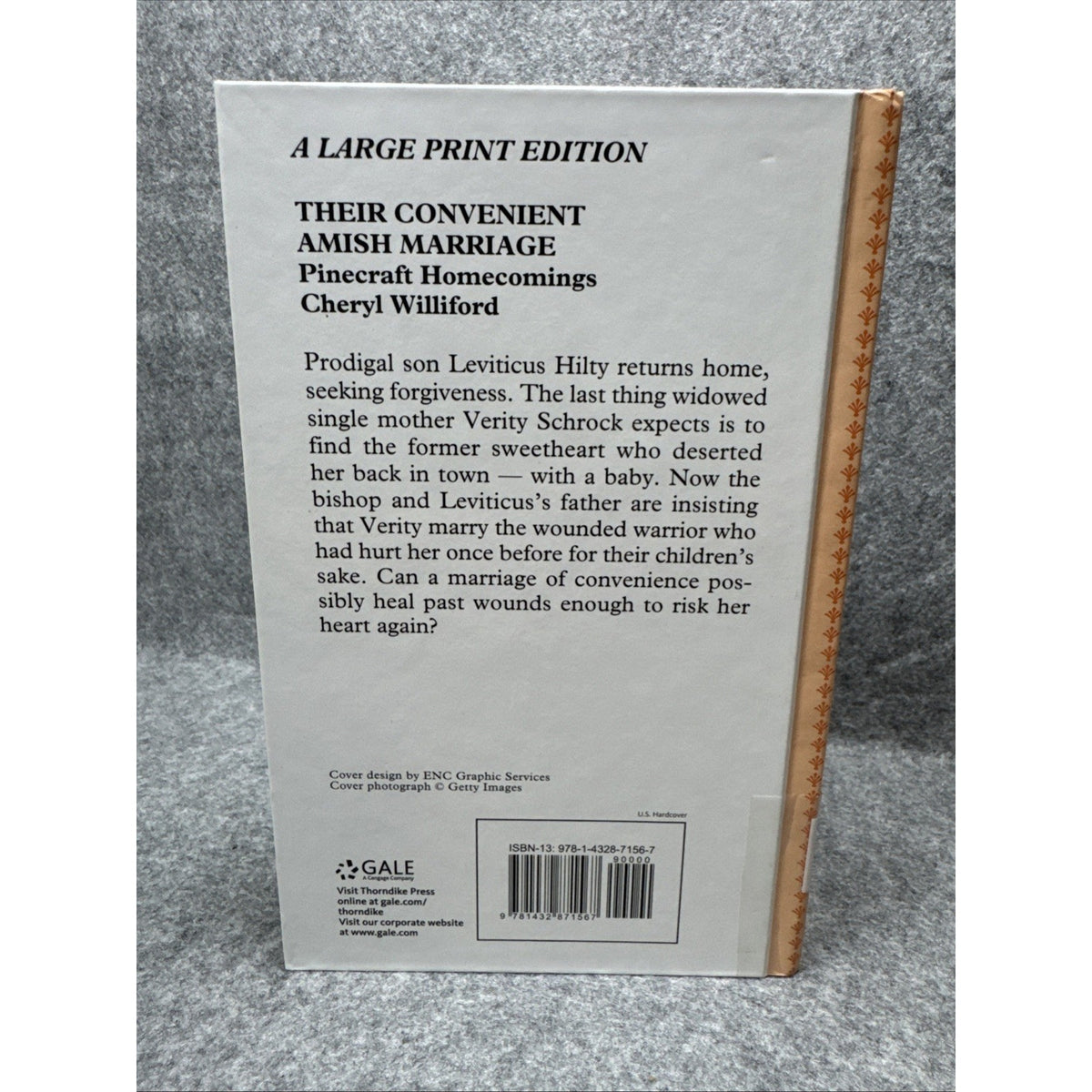Their Convenient Amish Marriage by Cheryl Williford (2019, Library Binding)