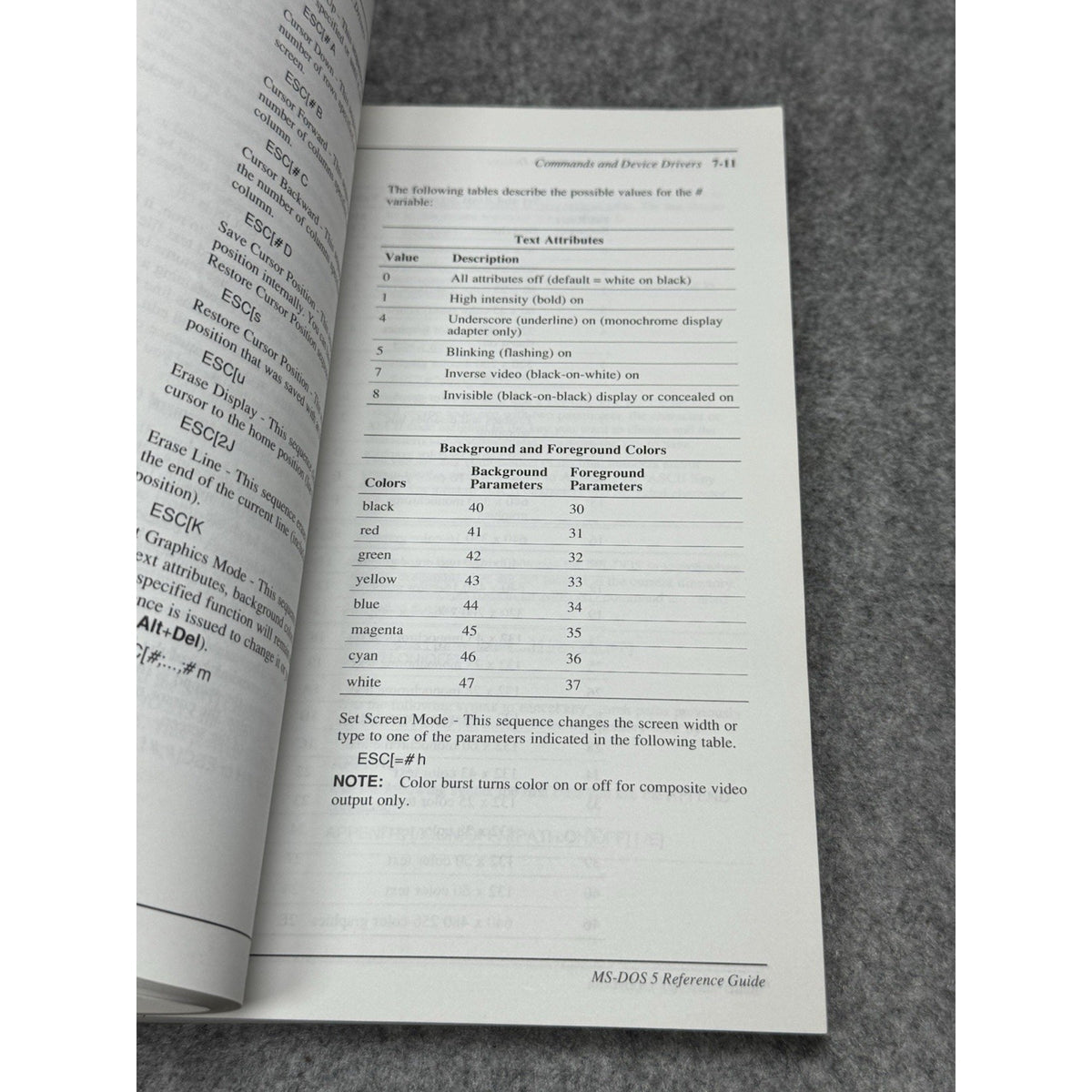 1992 Compaq MS-DOS Version 5 Reference Guide Vintage Computer Manual