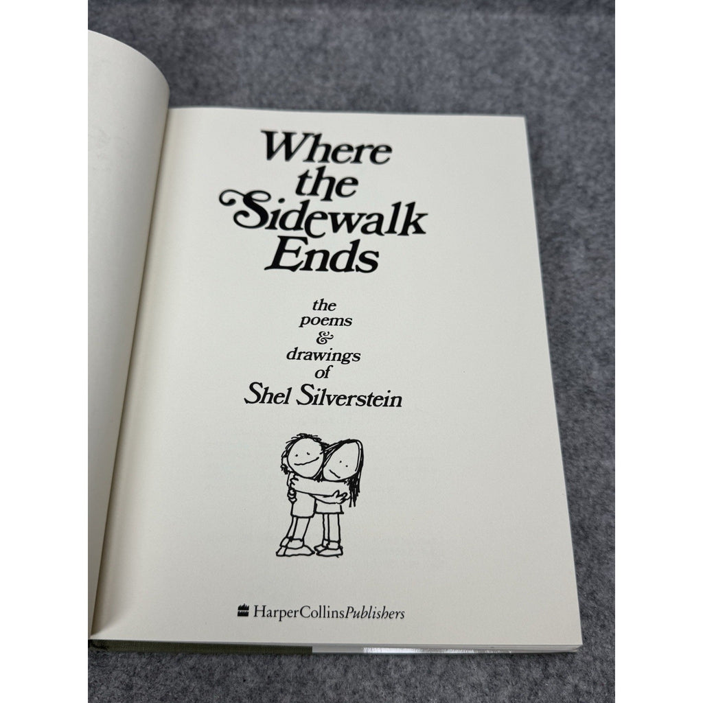 Where the Sidewalk Ends Shel Silverstein Hardcover Dust Jacket 1974 Copyright