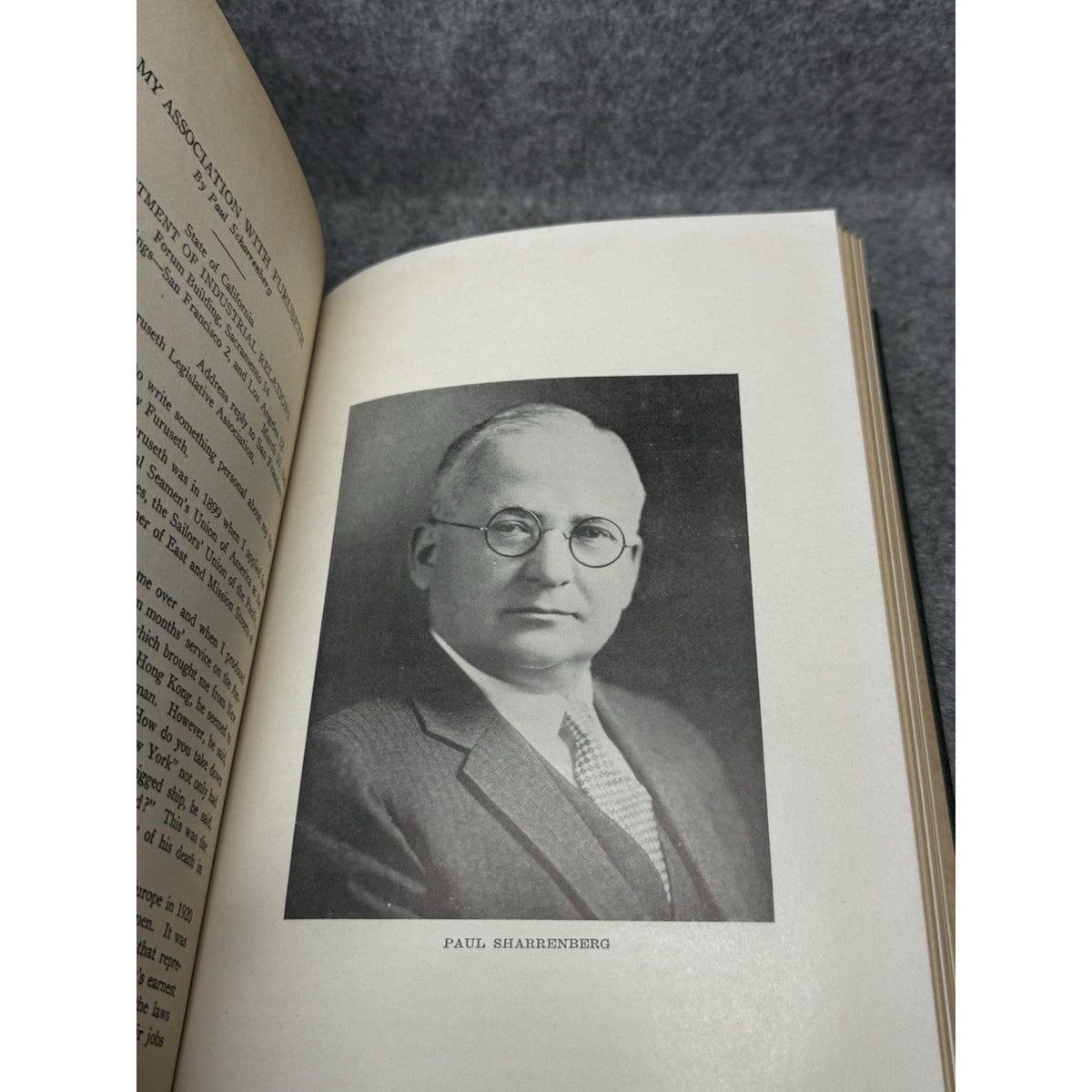 1948 A Symposium on Andrew Furuseth Inscribed Maritime Labor Union History