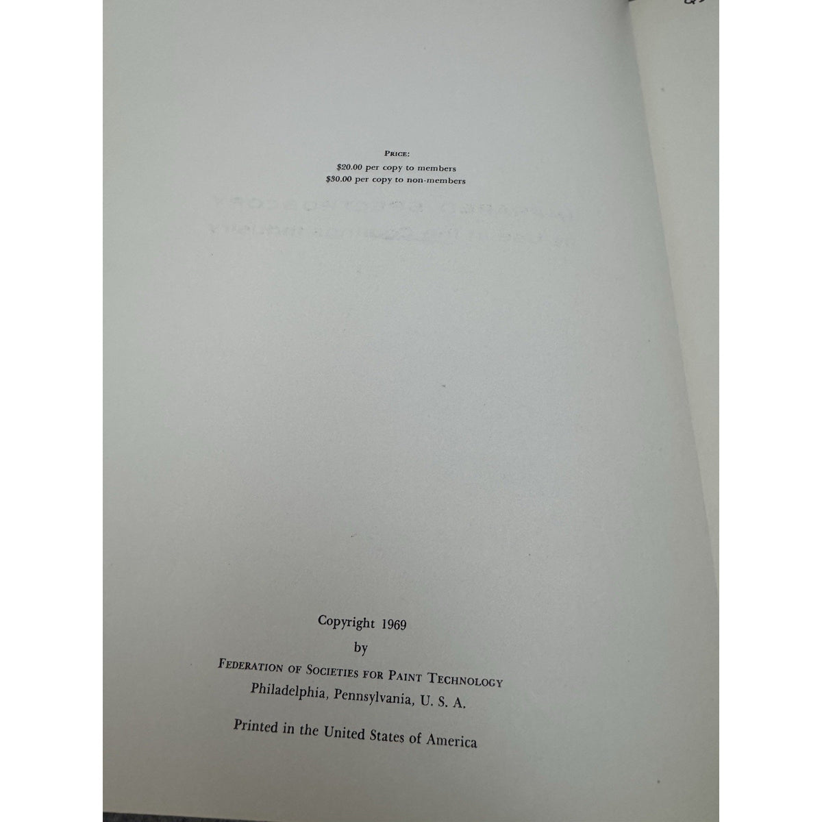 Infrared Spectroscopy Its Use in the Coatings Industry 1969 HC Paint Technology