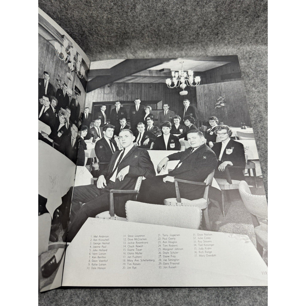1963 Edda Augustana College Sioux Falls SD Yearbook Hardcover