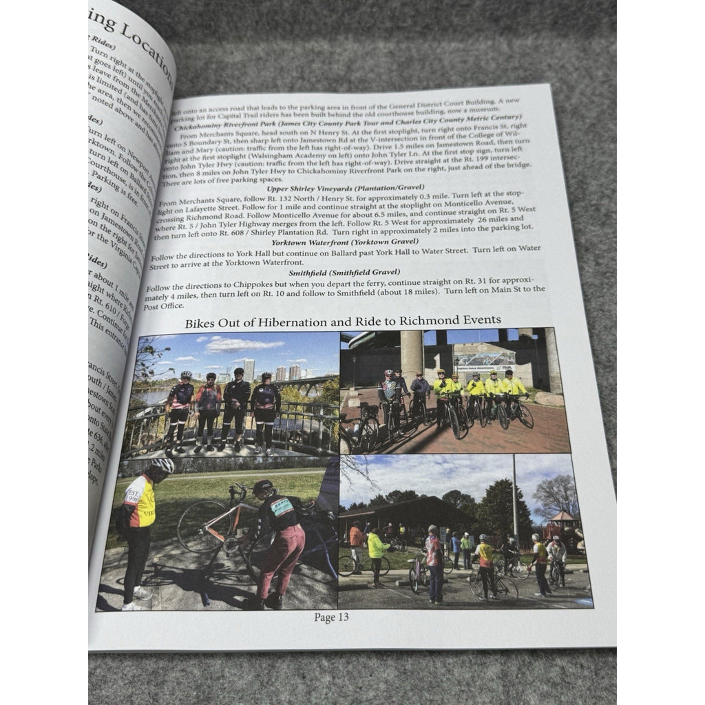Williamsburg Area Bicycle Rides Virginia Cycling Maps Route Guidebook
