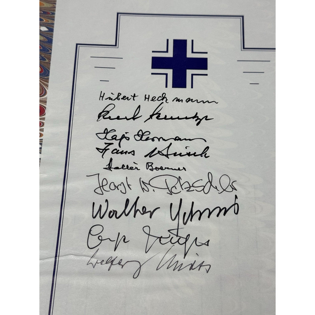 Fighter Aces of the Luftwaffe 1996 Signed Bookplate 9 Pilots Schuck Spate HC DJ