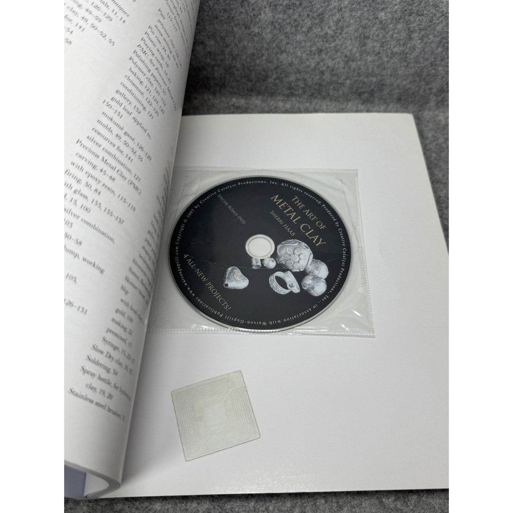 The Art of Metal Clay Sherri Haab 2003 Jewelry Making Book With DVD