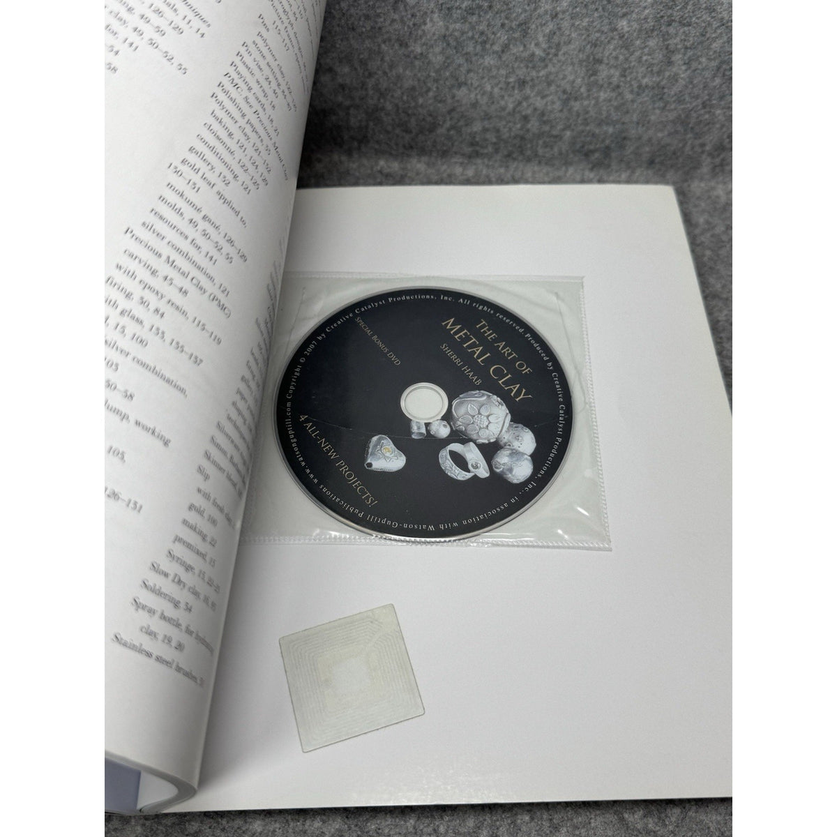 The Art of Metal Clay Sherri Haab 2003 Jewelry Making Book With DVD