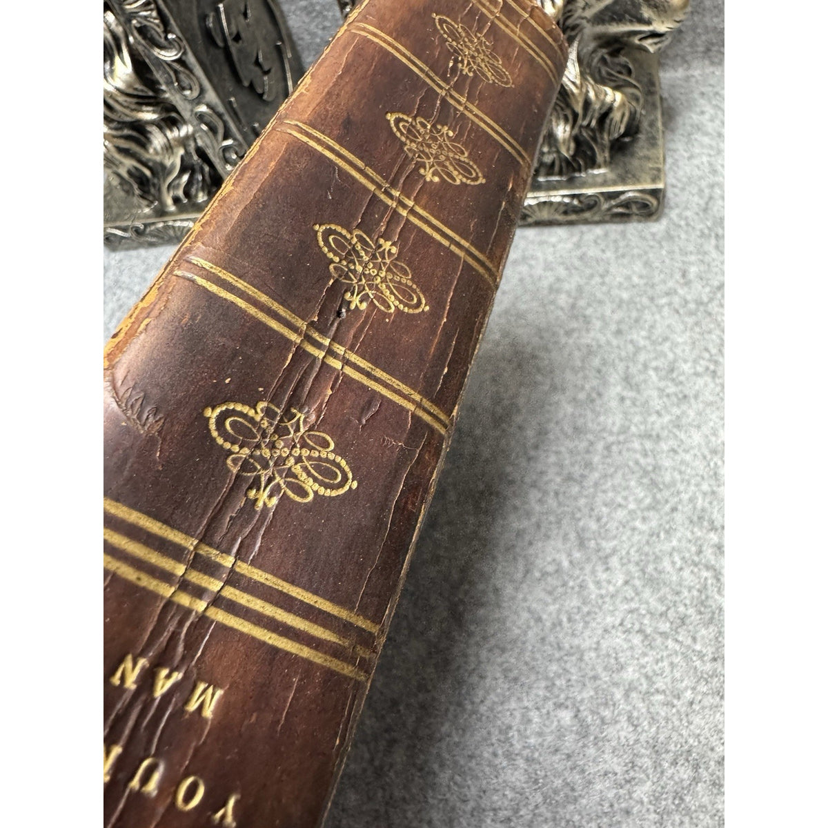 c1815 Young Man’s Companion John Dougall Leather 5 Folding Maps Engravings