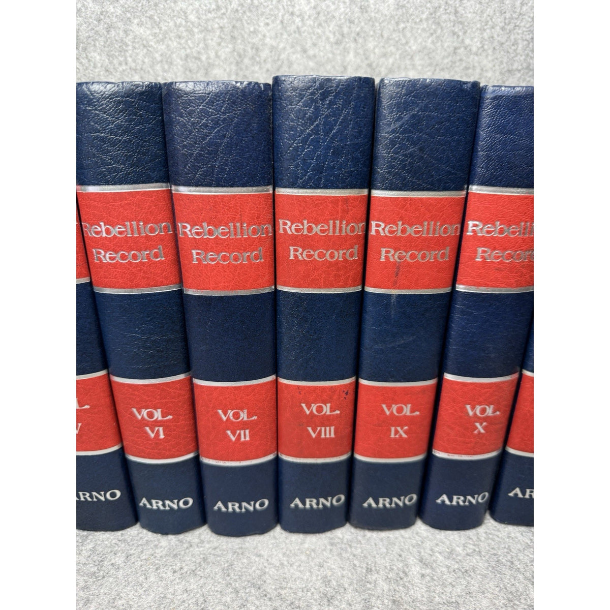 Rebellion Record Civil War Frank Moore 10 Vol Set Arno 1977 Vols 1,3-11