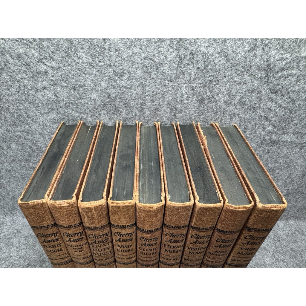 Cherry Ames Nurse Series Lot 9 HC 1944-1956 Helen Wells Julie Tatham