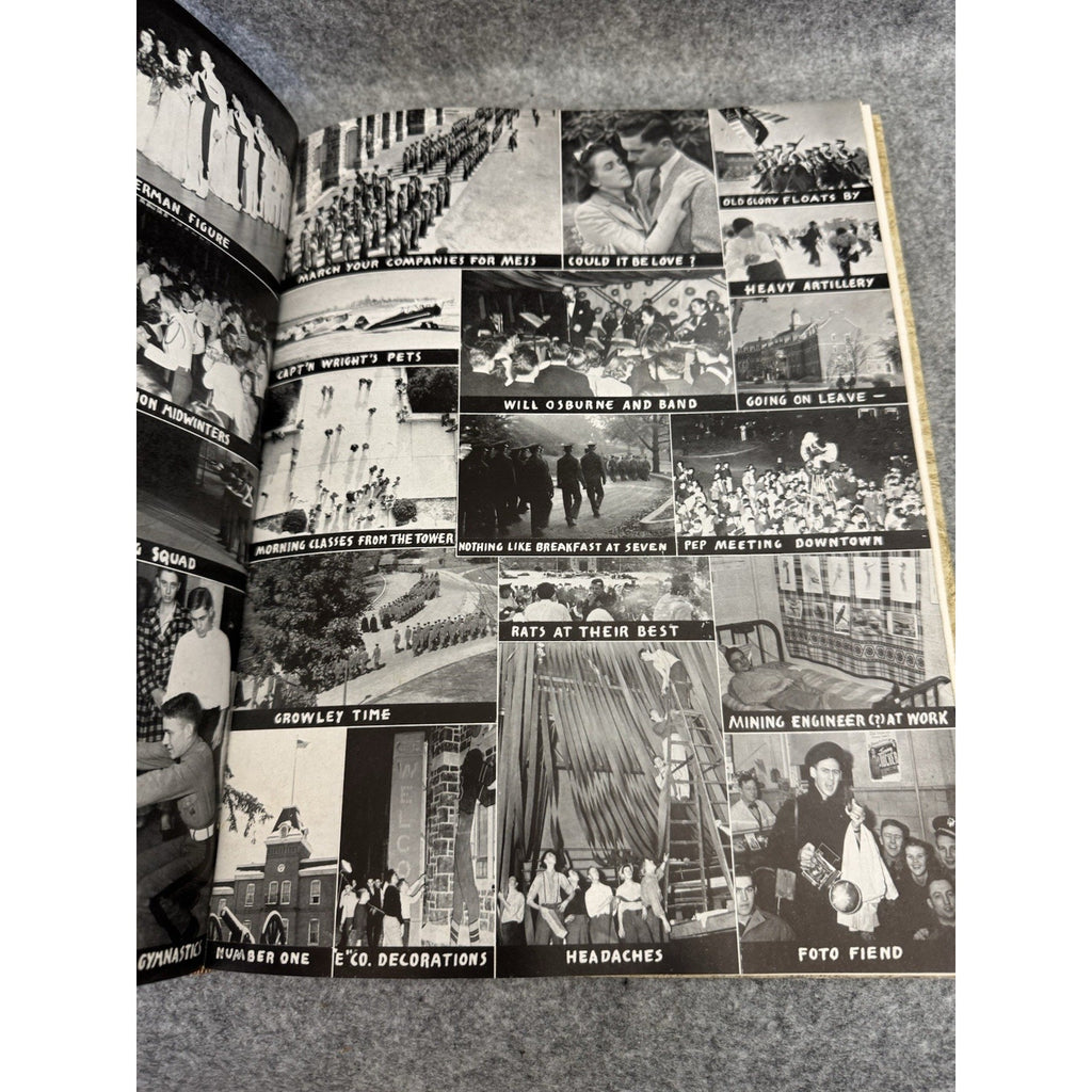 1940 The Bugle Virginia Polytechnic Institute VPI Virginia Tech Yearbook HC