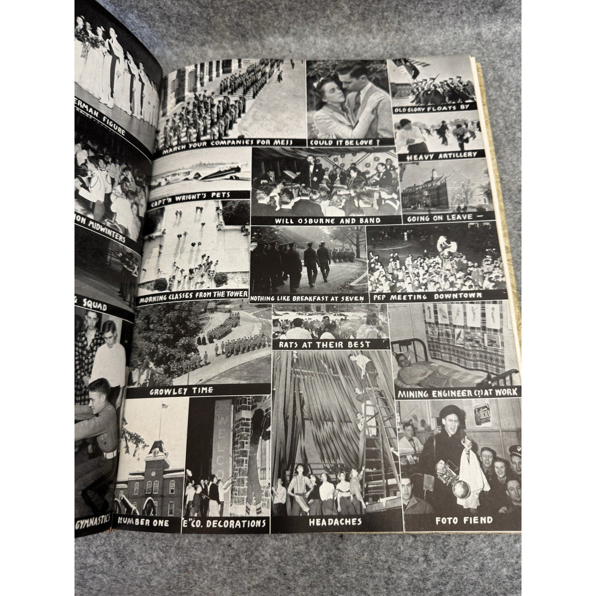 1940 The Bugle Virginia Polytechnic Institute VPI Virginia Tech Yearbook HC
