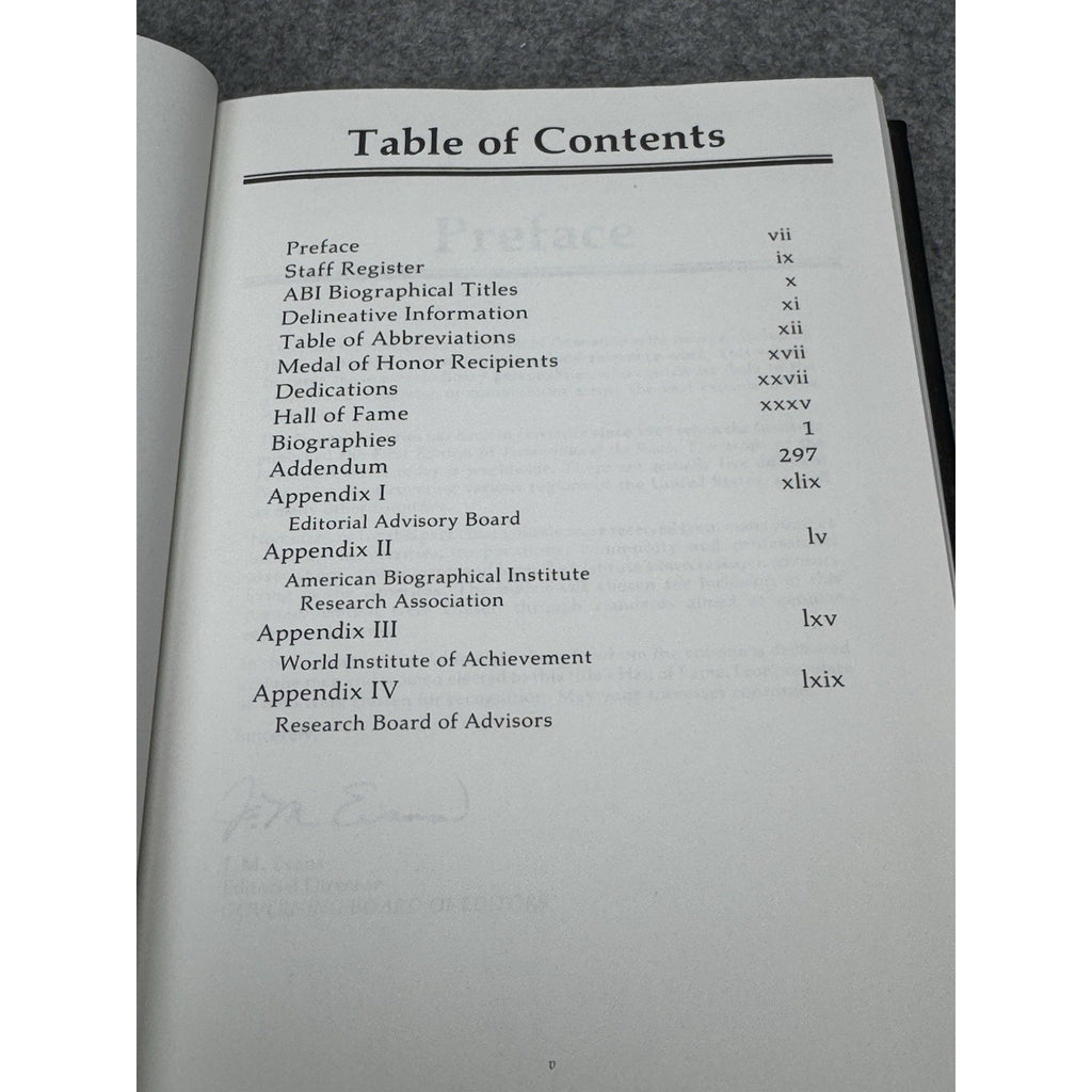 Personalities of the Americas 1989 Signed Numbered Limited Edition #27