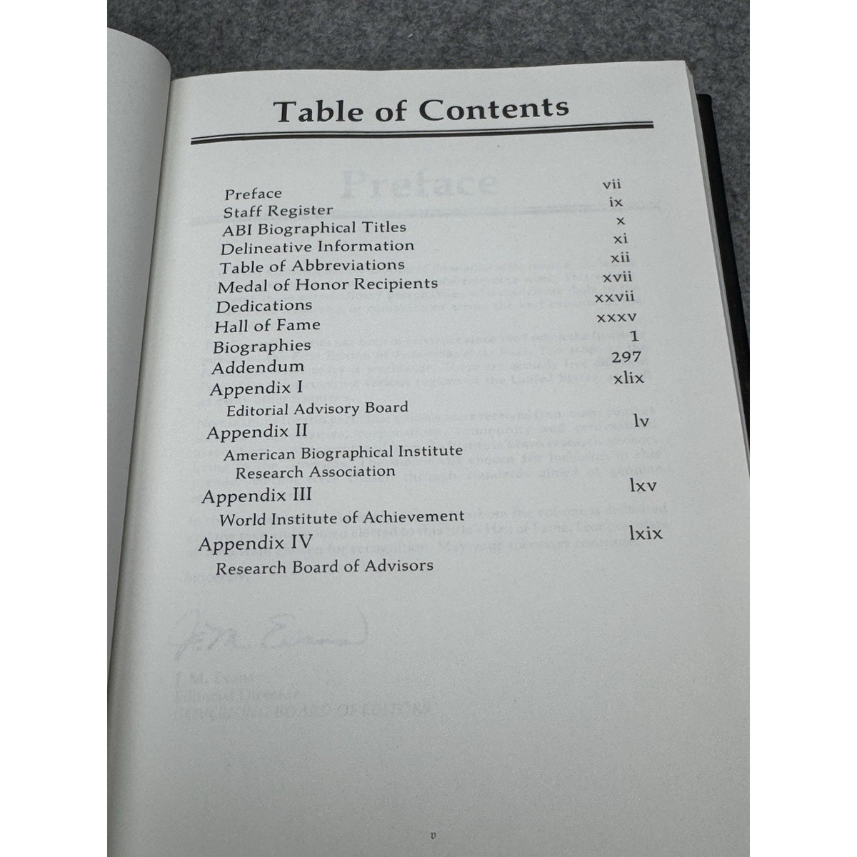 Personalities of the Americas 1989 Signed Numbered Limited Edition #27