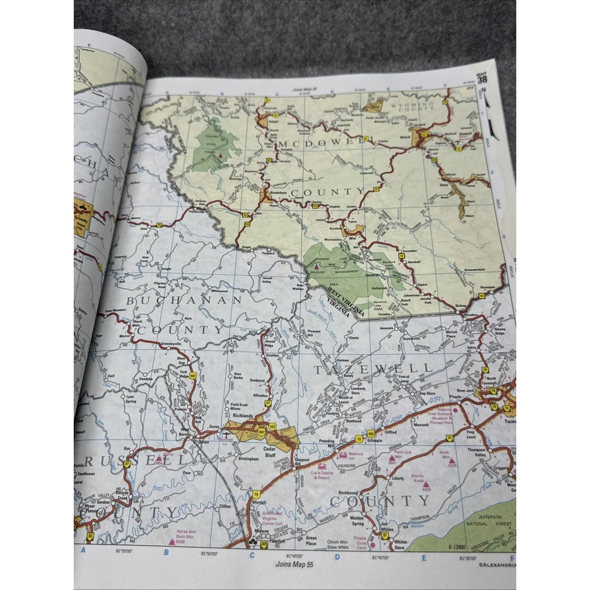 Virginia State Road Atlas by American Map (2008, Book, Other)